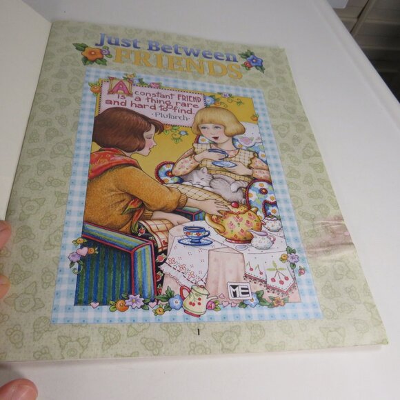 Mary Engelbreit "Friendship" Cross Stitch Pattern Book 37pgs - Picture 8 of 14